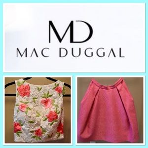 Mac Duggal 2 piece dress, size 2
